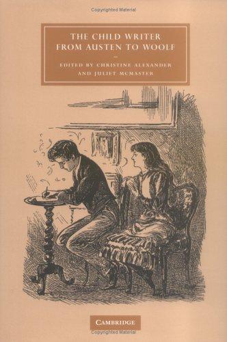 Cover for The child writer from Austen to Woolf