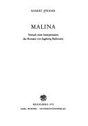 Cover for Malina