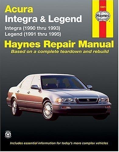 Cover for Haynes Acura Integra 1990 Thru 1993