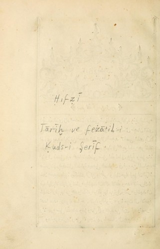 Cover for Trh ve fe'il-i uds-i erf