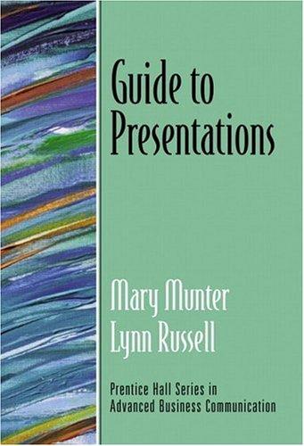 Cover for Guide to Presentations