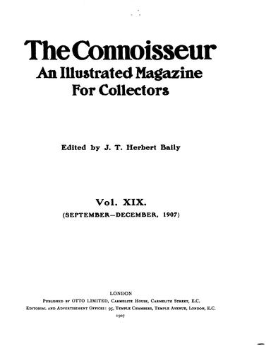Cover for The Connoisseur