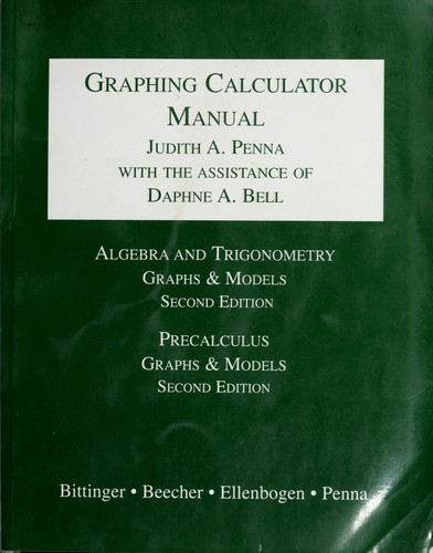 Cover for Graphing Calculator Manual
