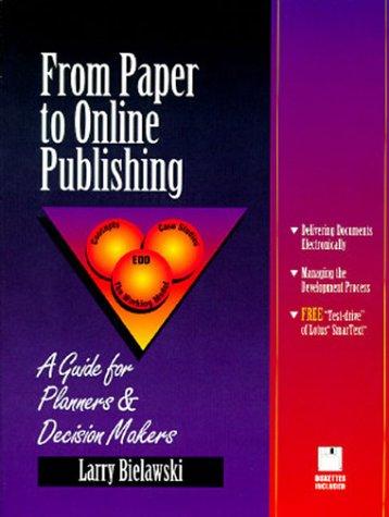 Cover for From Paper to Online Publishing