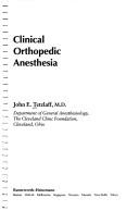 Cover for Clinical orthopedic anesthesia