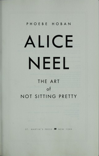 Cover for Alice Neel
