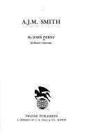 Cover for A. J. M. Smith