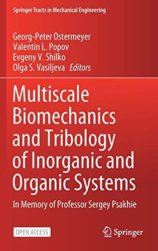 Cover for Multiscale Biomechanics and Tribology of Inorganic and Organic Systems