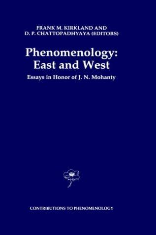 Cover for Phenomenology - East and West