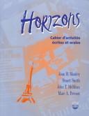 Cover for Horizons Cahier d'activites ecrites et orales