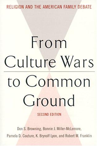 Cover for From Culture Wars to Common Ground