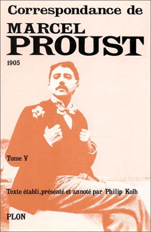 Cover for Correspondance de Marcel Proust, tome 5 