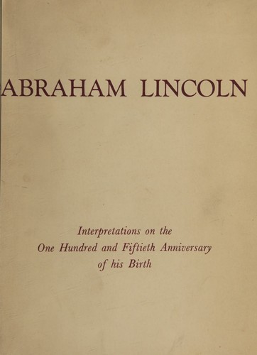 Cover for Abraham Lincoln, 12 February 1809 - 15 April 1865