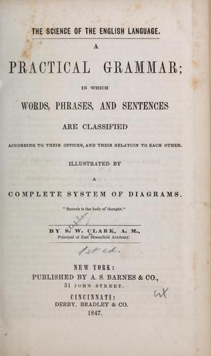 Cover for A practical grammar