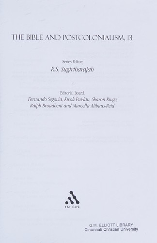 Cover for A postcolonial commentary on the New Testament writings