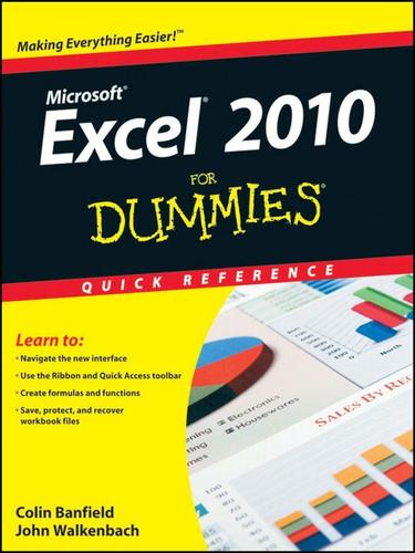 Cover for Excel® 2010 For Dummies® Quick Reference
