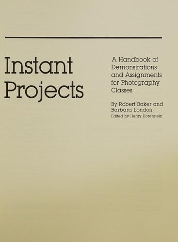 Cover for Instant projects