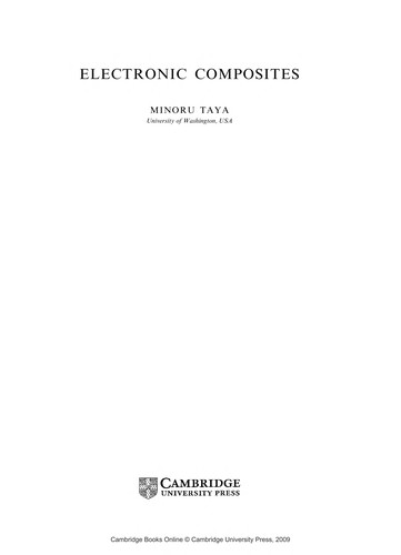 Cover for Electronic composites