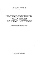 Cover for Teatro e avanguardia nella Spagna del primo Novecento