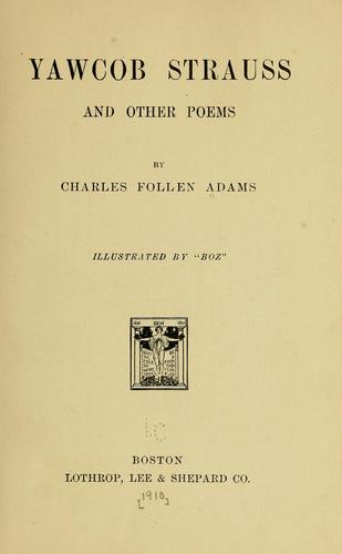 Cover for Yawcob Strauss