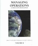 Cover for Managing Operations