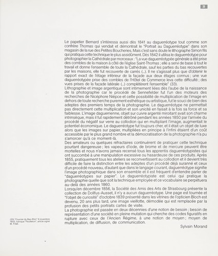 Cover for Le daguerréotype en Alsace au XIXe siècle