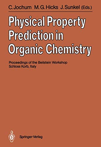 Cover for Physical Property Prediction in Organic Chemistry