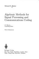 Cover for Algebraic methods for signal processing and communications coding