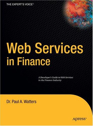 Cover for Web services in finance