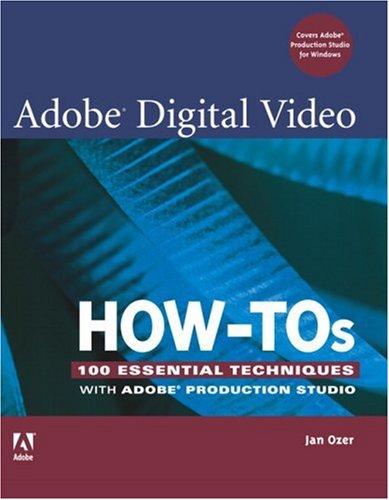 Cover for Adobe Digital Video How-Tos