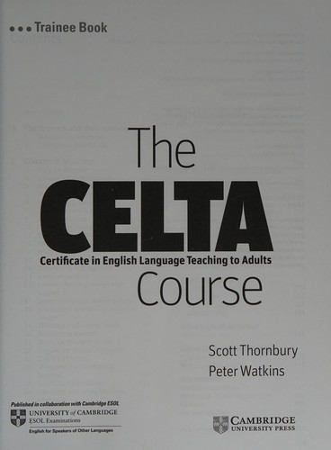 Cover for The CELTA course