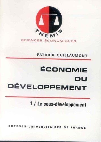 Cover for Economie du développement