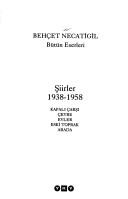 Cover for Şiirler, 1938-1958.