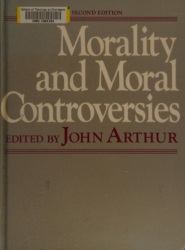 Cover for Morality and moral controversies