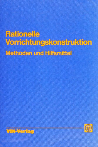 Cover for Rationelle Vorrichtungskonstruktion