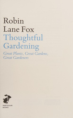 Cover for Thoughtful Gardening