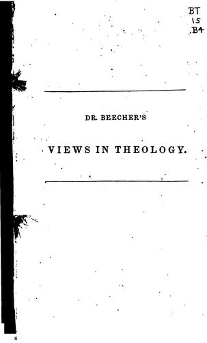 Cover for Views in theology