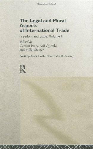 Cover for The Legal and Moral Aspects of International Trade