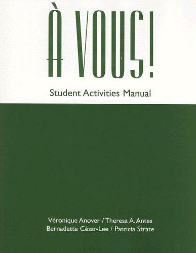 Cover for A Vous!: An Introductory Course 