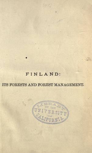 Cover for Finland