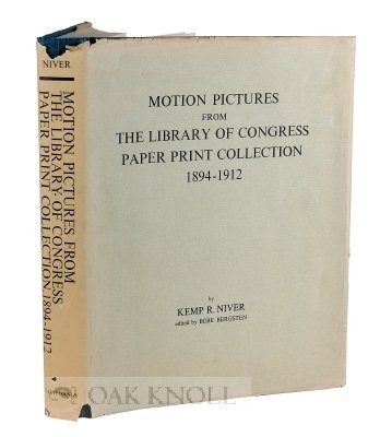 Cover for Motion Pictures from the Library of Congress Paper Print Collection, 1894-1912