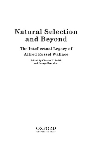 Cover for Natural selection and beyond