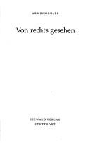 Cover for Von rechts gesehen