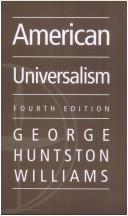 Cover for American Universalism