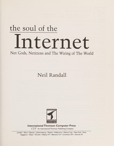 Cover for The soul of the Internet