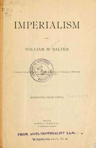 Cover for Imperialism