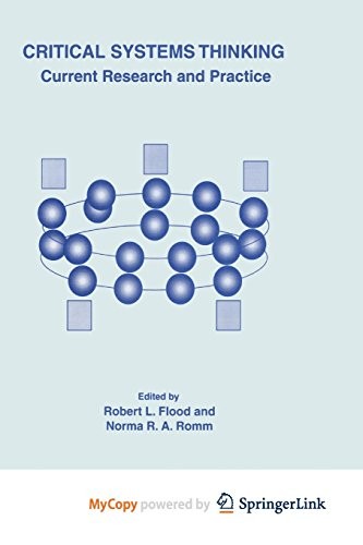 Cover for Critical Systems Thinking