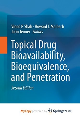 Cover for Topical Drug Bioavailability, Bioequivalence, and Penetration