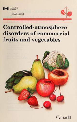 Cover for Controlled-atmosphere disorders of commercial fruits and vegetables