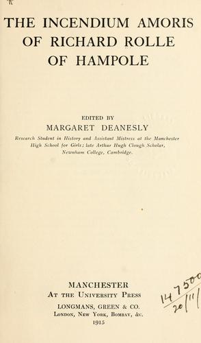 Cover for The Incendium Amoris